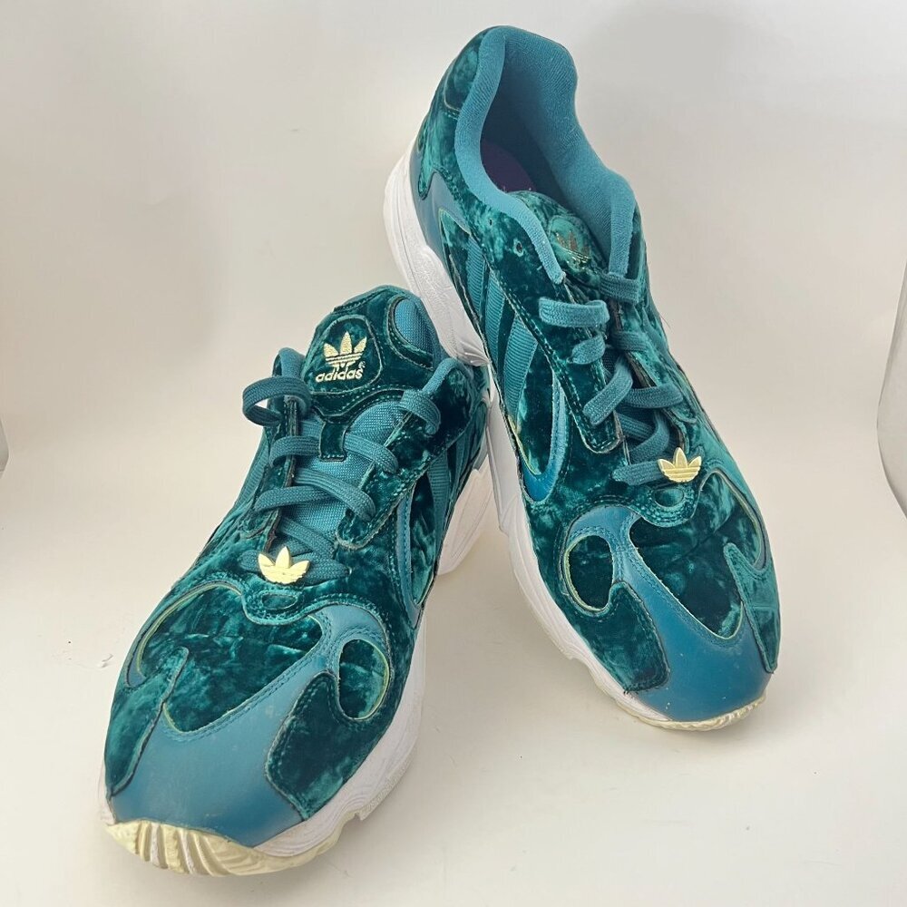 Adidas Originals Yung-1 Hi-Res Aqua Mens Lifestyle Velvet EH0188 Size 14